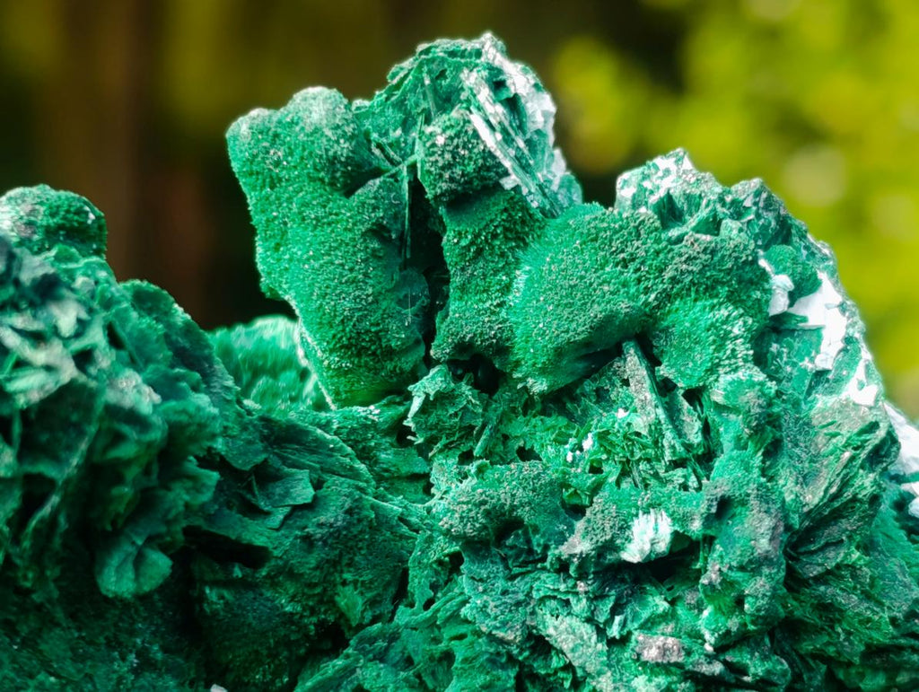 Natural Cabinet Rare Malachite Pseudomorph Specimens with Associated x 4 From Kolwezi, Congo - Toprock Gemstones and Minerals 