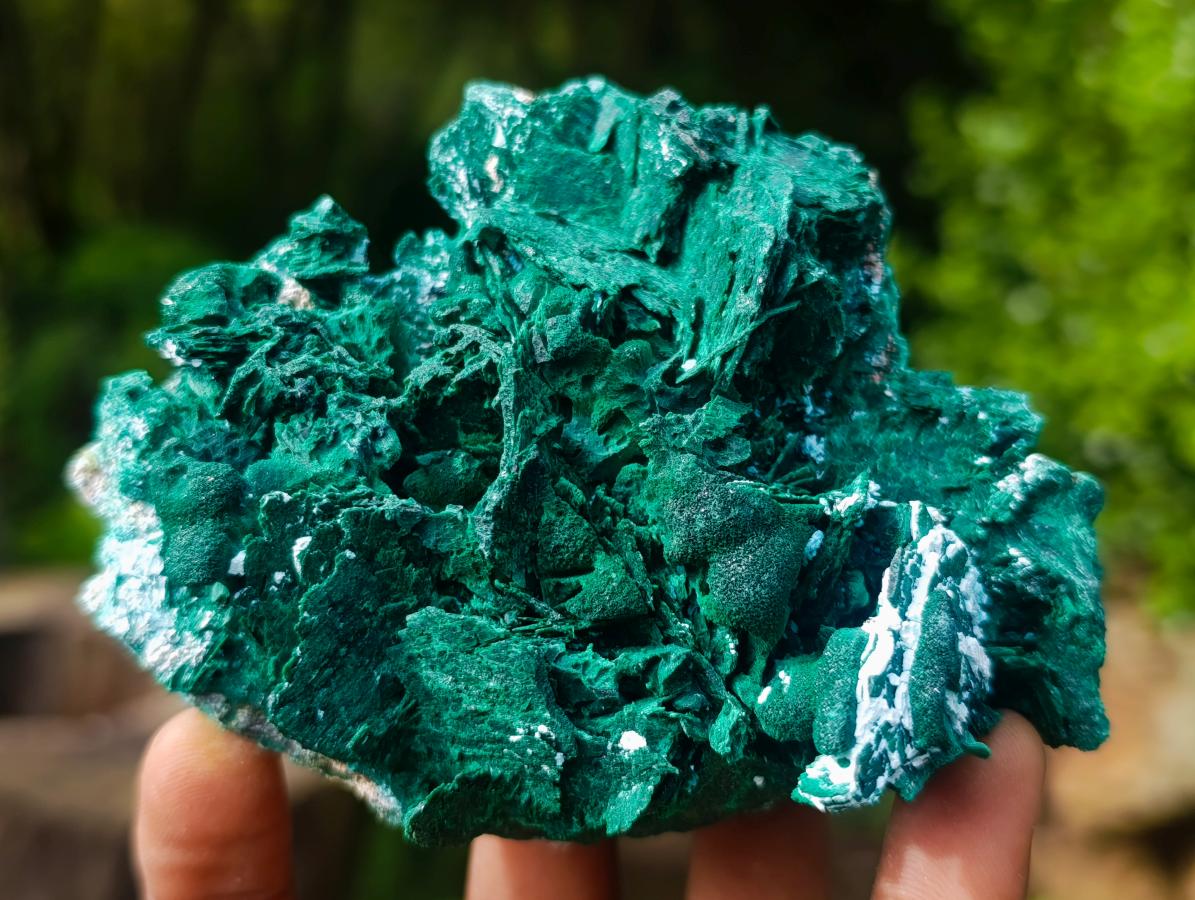 Natural Cabinet Rare Malachite Pseudomorph Specimens with Associated x 4 From Kolwezi, Congo - Toprock Gemstones and Minerals 