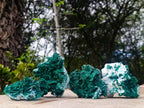 Natural Cabinet Rare Malachite Pseudomorph Specimens with Associated x 4 From Kolwezi, Congo - Toprock Gemstones and Minerals 