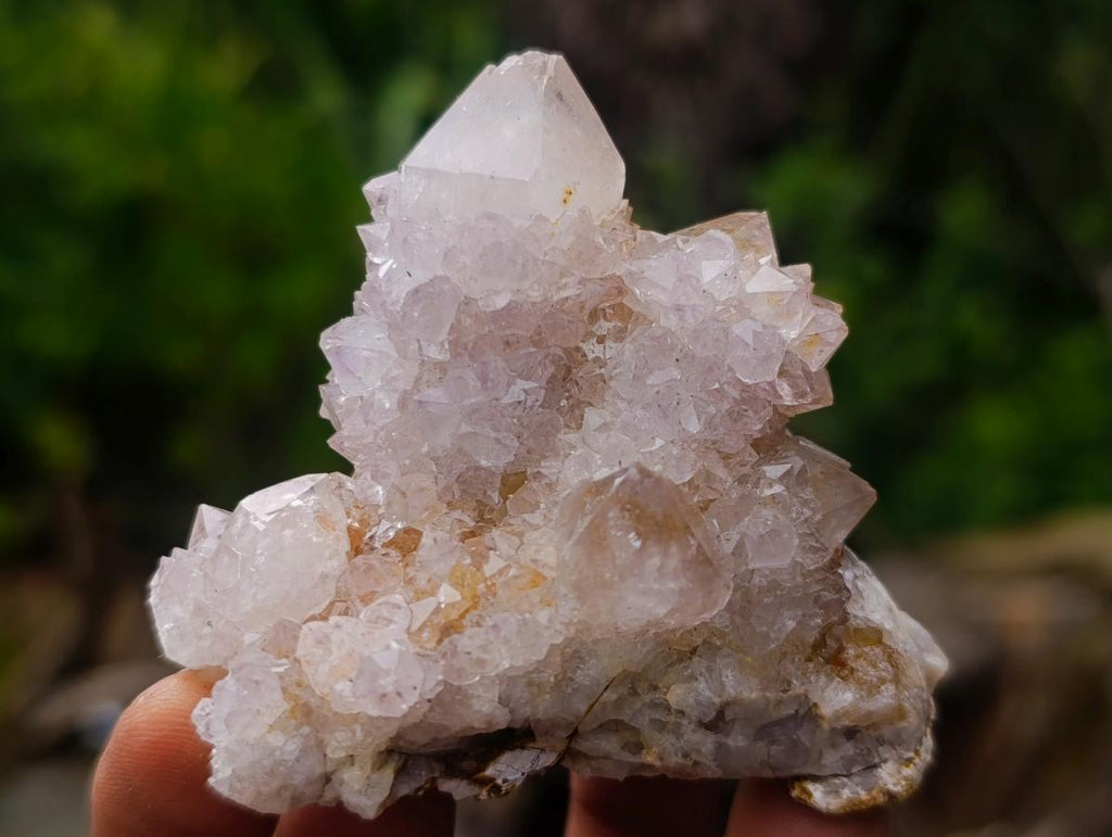 Natural Mix of Spirit Quartz Clusters x 12 From Boekenhouthoek, South Africa - Toprock Gemstones and Minerals 