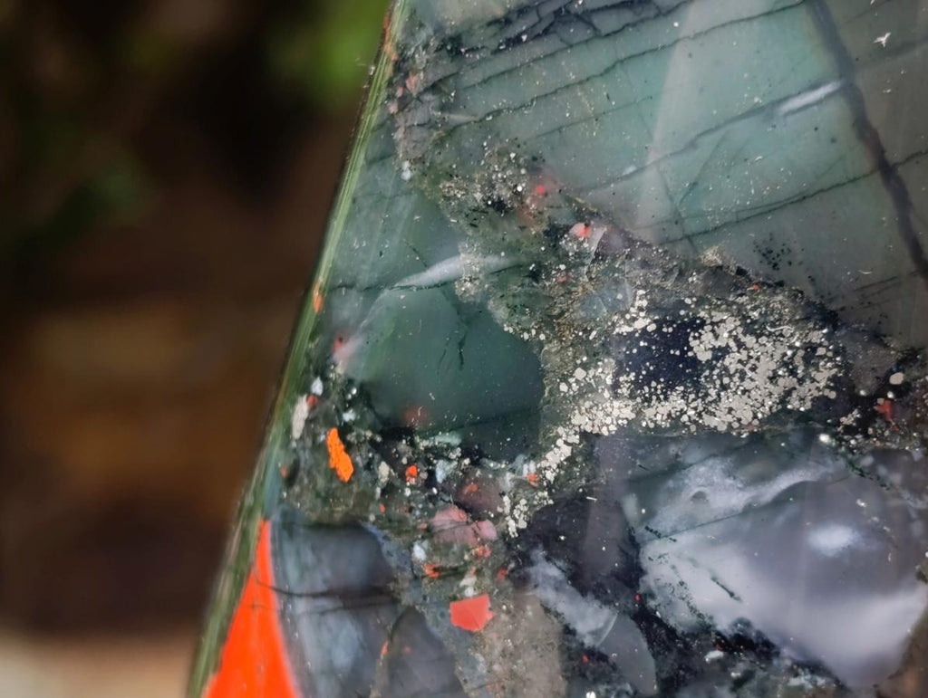 Polished Bloodstone Standing Free Forms x 2 From Swaziland - Toprock Gemstones and Minerals 