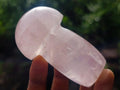 Polished Gemmy Rose Quartz Mushrooms x 6 From Madagascar - Toprock Gemstones and Minerals 