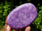 Polished Lepidolite Palm Stones x 12 From Zimbabwe - Toprock Gemstones and Minerals 