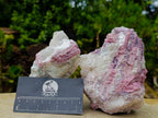 Natural Pink Rubellite Tourmaline Specimens x 2 From Karibib, Namibia - Toprock Gemstones and Minerals 