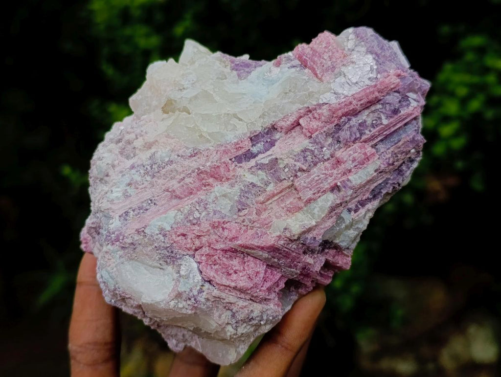Natural Pink Rubellite Tourmaline Specimens x 2 From Karibib, Namibia - Toprock Gemstones and Minerals 
