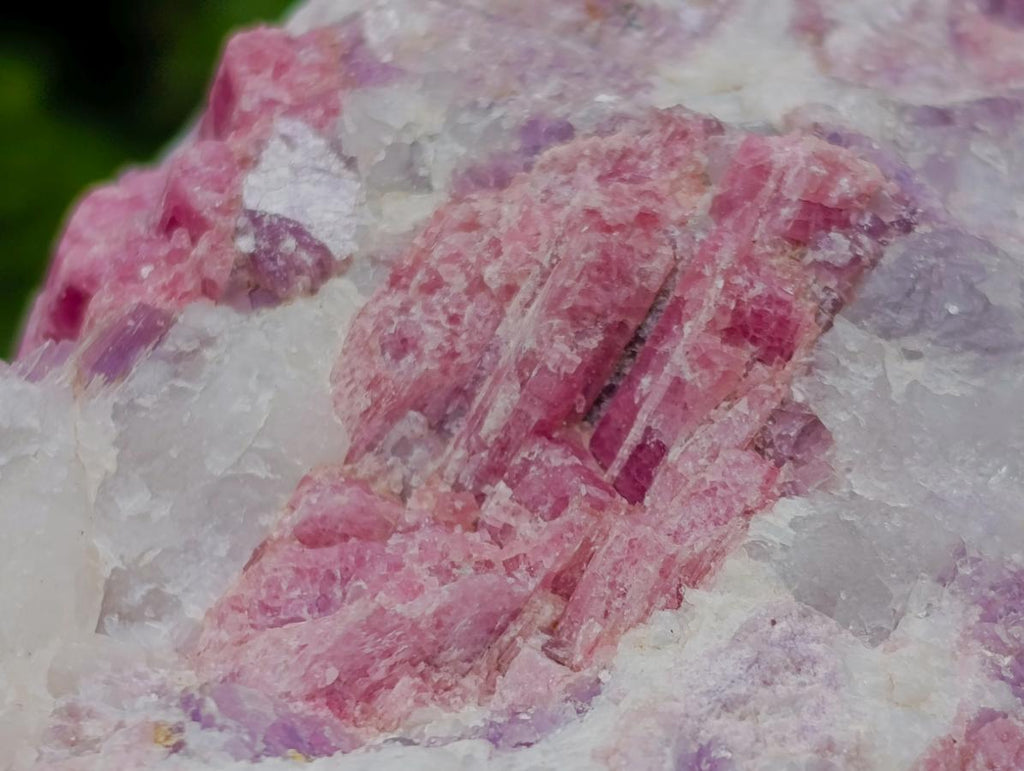 Natural Pink Rubellite Tourmaline Specimens x 2 From Karibib, Namibia - Toprock Gemstones and Minerals 