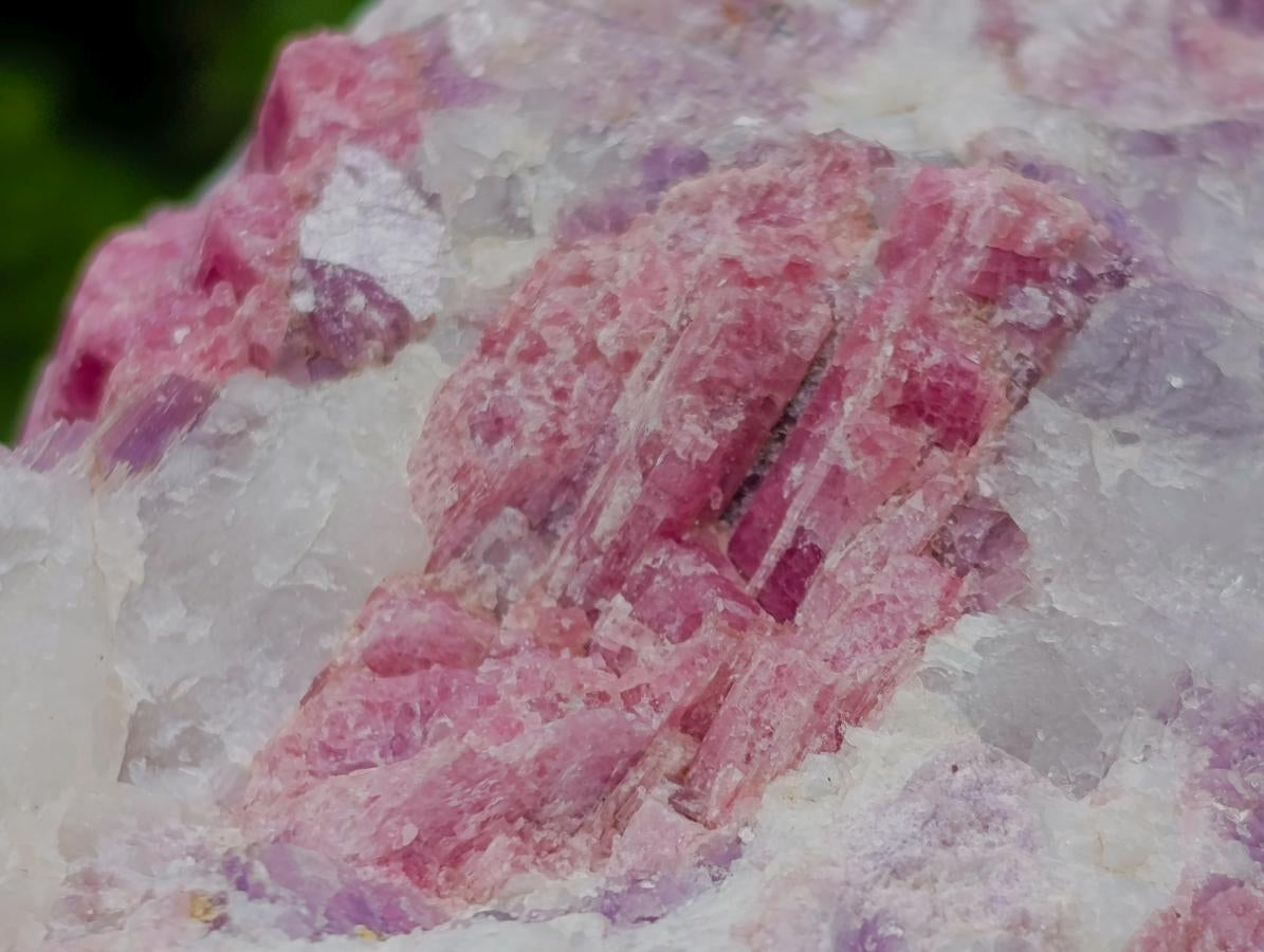 Natural Pink Rubellite Tourmaline Specimens x 2 From Karibib, Namibia - Toprock Gemstones and Minerals 