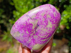 Polished Stichtite Standing Display Pieces x 3 From Barberton, South Africa - Toprock Gemstones and Minerals 