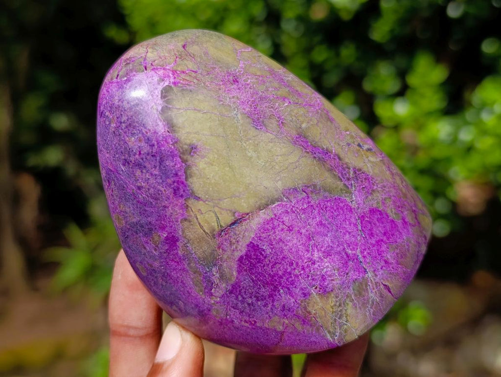 Polished Stichtite Standing Display Pieces x 3 From Barberton, South Africa - Toprock Gemstones and Minerals 