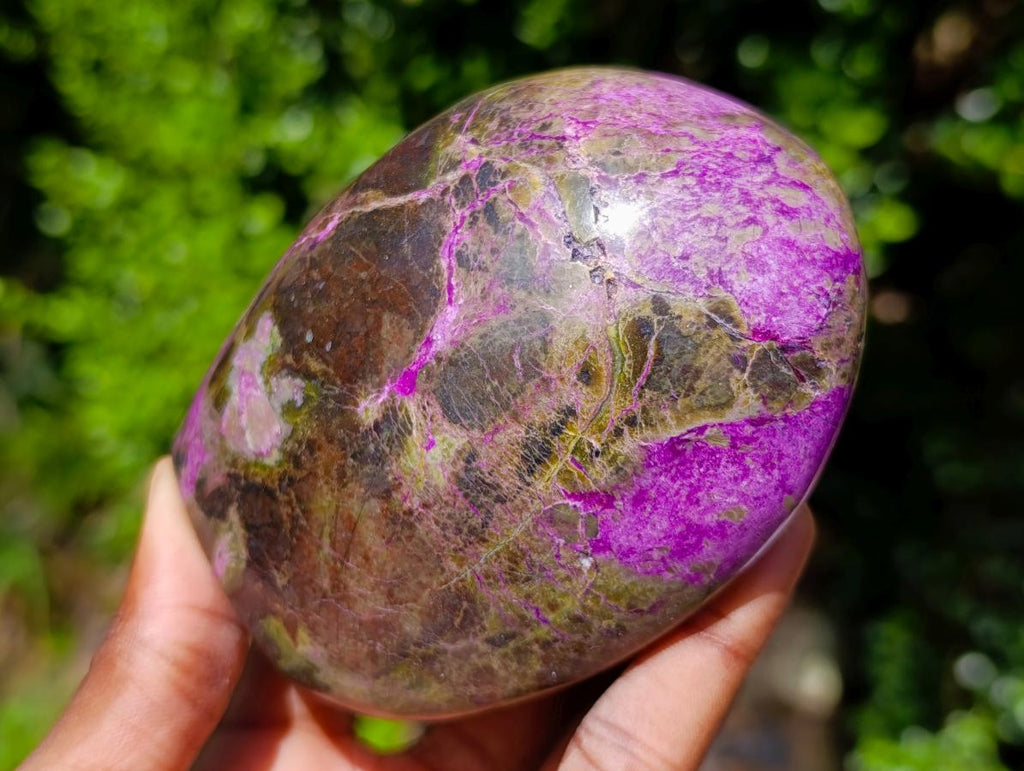 Polished Stichtite Standing Display Pieces x 3 From Barberton, South Africa - Toprock Gemstones and Minerals 