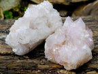 Natural Mixed Cactus Flower Spirit Quartz Clusters x 3 From Boekenhouthoek, South Africa - Toprock Gemstones and Minerals 