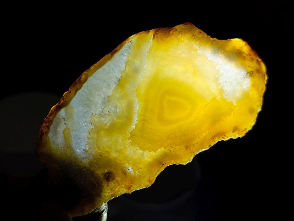 Polished Banded Agate Slices x 24 From Madagascar - Toprock Gemstones and Minerals 