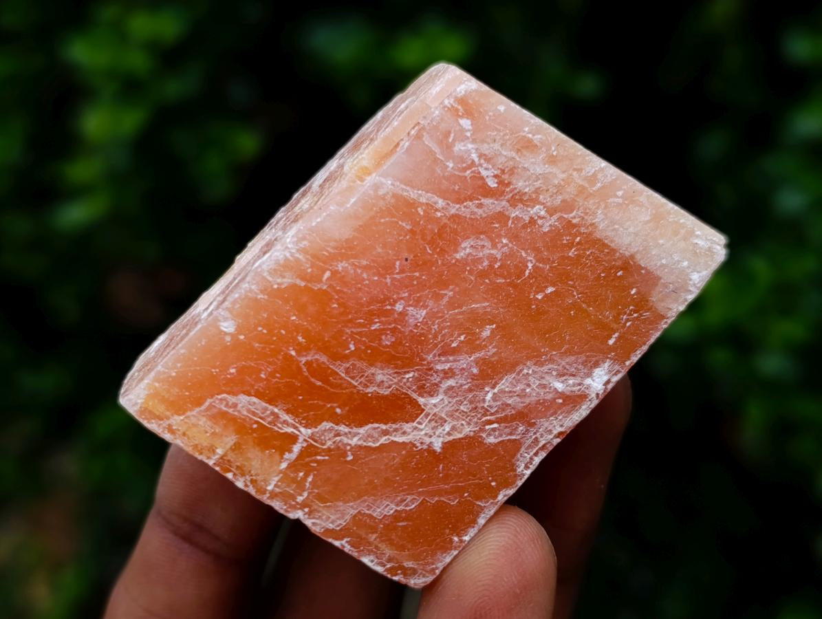 Natural Rhombohedral Sunset Orange Calcite Specimens x 35 From Spitzkop, Namibia - Toprock Gemstones and Minerals 