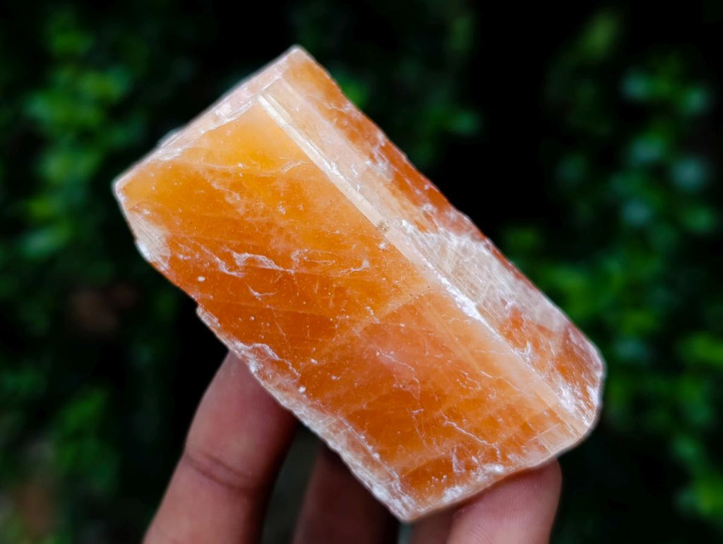 Natural Rhombohedral Sunset Orange Calcite Specimens x 35 From Spitzkop, Namibia - Toprock Gemstones and Minerals 