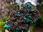 Natural Silky Malachite Specimens x 2 From Kasompe, Congo - Toprock Gemstones and Minerals 
