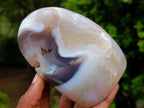 Polished Banded Agate Standing Free Forms x 3 From Madagascar - Toprock Gemstones and Minerals 