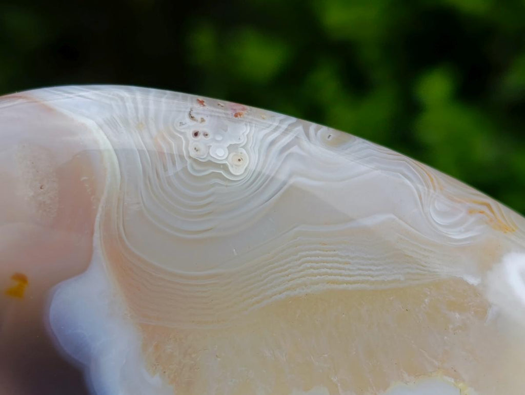 Polished Banded Agate Standing Free Forms x 3 From Madagascar - Toprock Gemstones and Minerals 