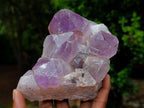 Natural Jacaranda Amethyst Crystal Clusters x 2 From Mumbwa, Zambia - Toprock Gemstones and Minerals 