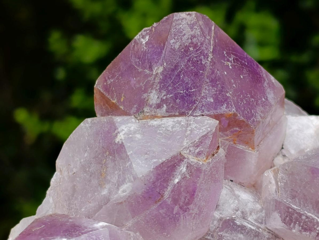 Natural Jacaranda Amethyst Crystal Clusters x 2 From Mumbwa, Zambia - Toprock Gemstones and Minerals 