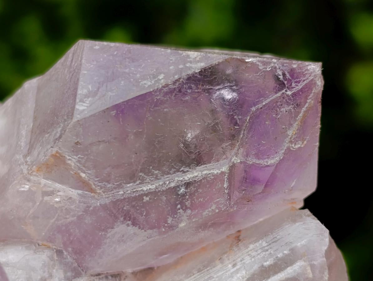 Natural Jacaranda Amethyst Crystal Clusters x 2 From Mumbwa, Zambia - Toprock Gemstones and Minerals 