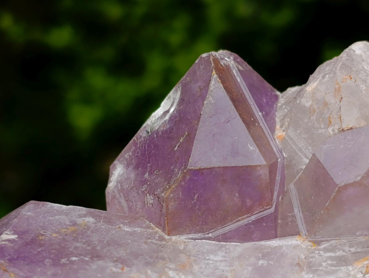 Natural Jacaranda Amethyst Crystal Clusters x 2 From Mumbwa, Zambia - Toprock Gemstones and Minerals 