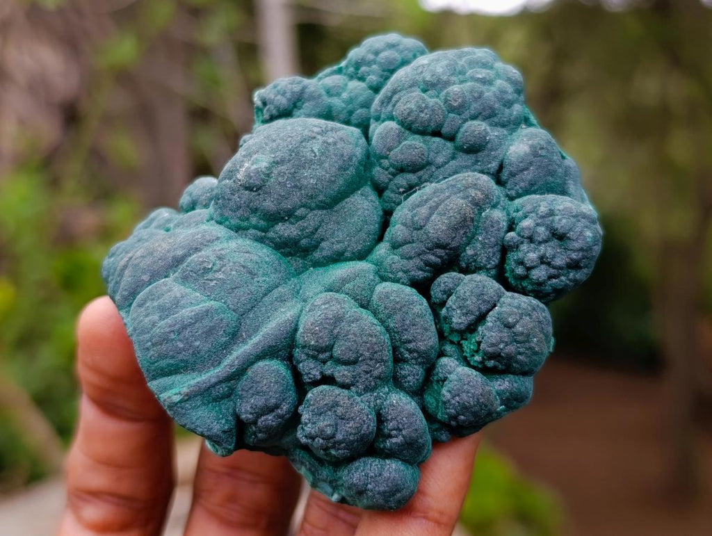 Natural Botryoidal Malachite Specimens x 6 From Congo - Toprock Gemstones and Minerals 