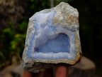 Natural Blue Lace Agate Geode Specimens x 12 From Nsanje, Malawi - Toprock Gemstones and Minerals 