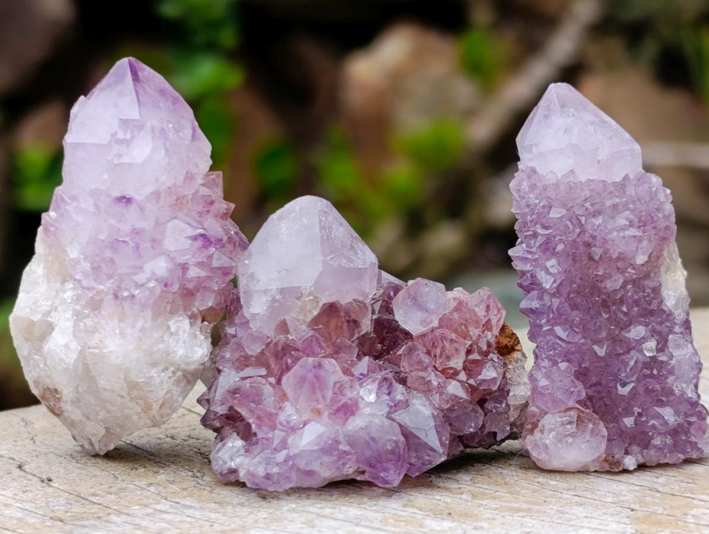 Natural Spirit Amethyst Crystals and Clusters x 35 From Boekenhouthoek, South Africa - Toprock Gemstones and Minerals 
