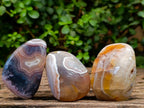 Polished Red Shashe River Agate Palm Stones x 12 From Shashe River, Zimbabwe - Toprock Gemstones and Minerals 