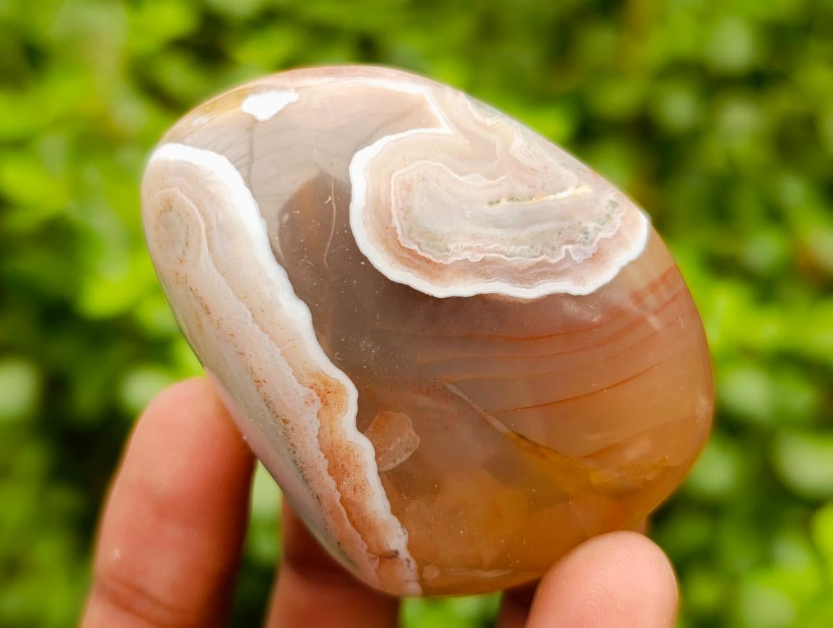 Polished Red Shashe River Agate Palm Stones x 12 From Shashe River, Zimbabwe - Toprock Gemstones and Minerals 