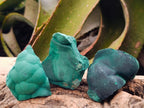 Natural Botryoidal Malachite Specimens x 12 From Congo - Toprock Gemstones and Minerals 