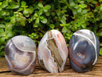 Polished Red Shashe River Agate Standing Display Pieces x 3 From Shashe River, Zimbabwe - Toprock Gemstones and Minerals 