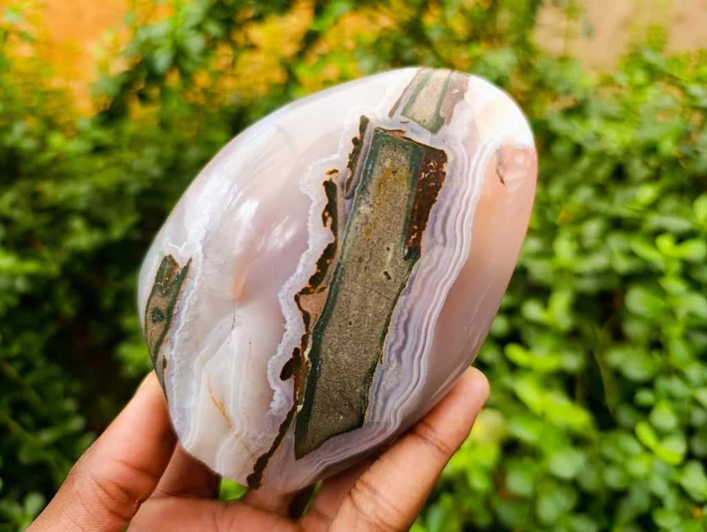 Polished Red Shashe River Agate Standing Display Pieces x 3 From Shashe River, Zimbabwe - Toprock Gemstones and Minerals 