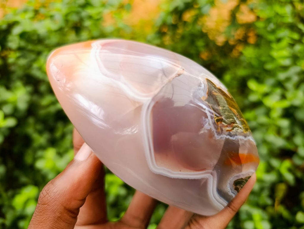 Polished Red Shashe River Agate Standing Display Pieces x 3 From Shashe River, Zimbabwe - Toprock Gemstones and Minerals 
