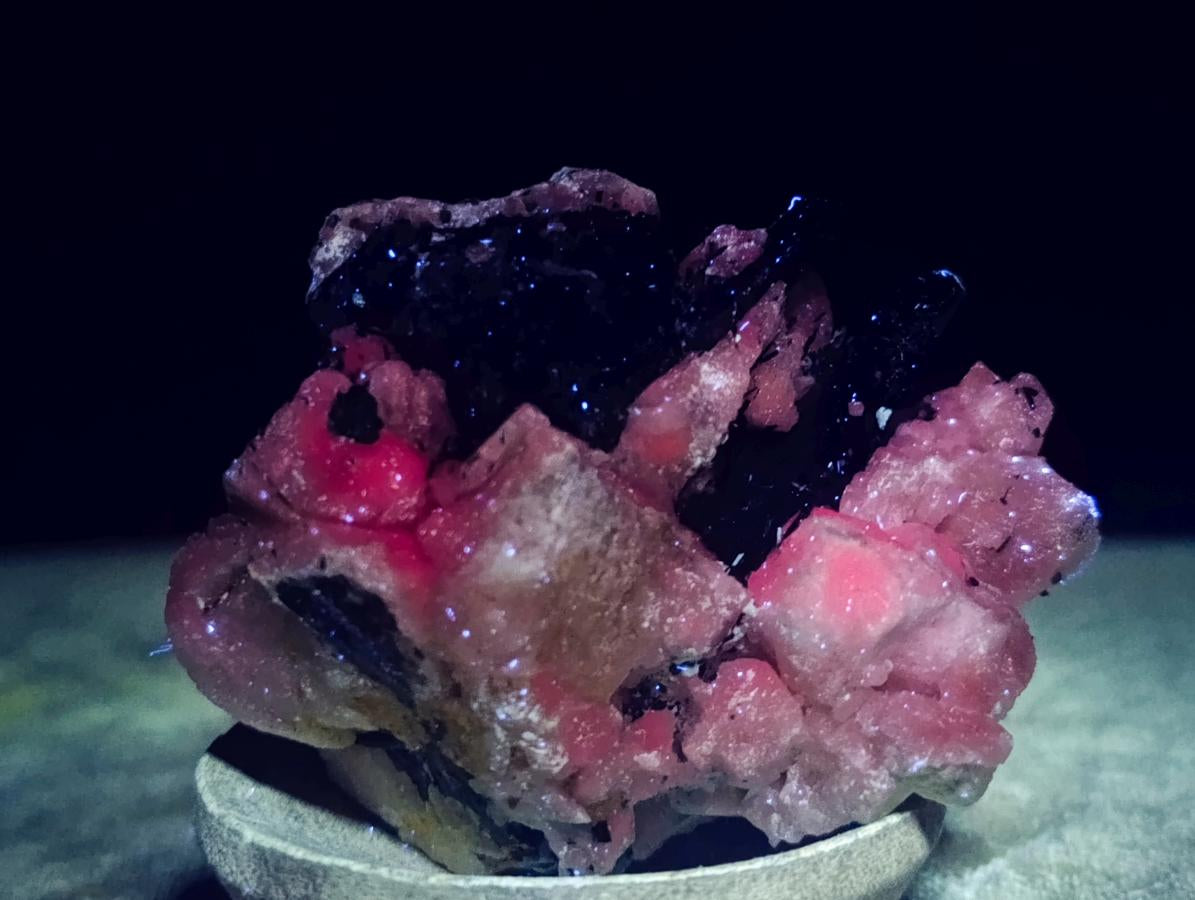 Natural Smokey Quartz Specimens with Orthoclase Crystals and Clusters  x 29 From Zomba Platea