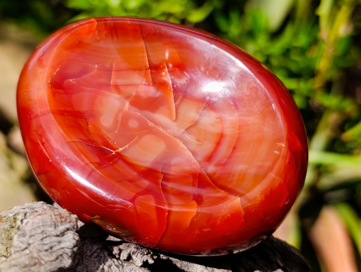 Polished Carnelian Agate Gemstone Bowls x 2 From Madagascar - Toprock Gemstones and Minerals 