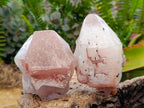 Natural Smokey Hematoid Phantom Quartz Crystals and Clusters x 12 From Madagascar - Toprock Gemstones and Minerals 