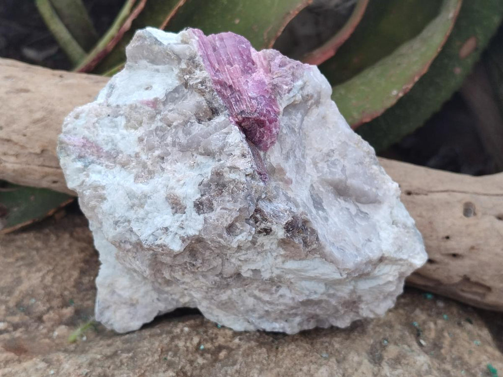 Natural Pink Rubellite Tourmaline Specimens x 2 From Karibib, Namibia - Toprock Gemstones and Minerals 