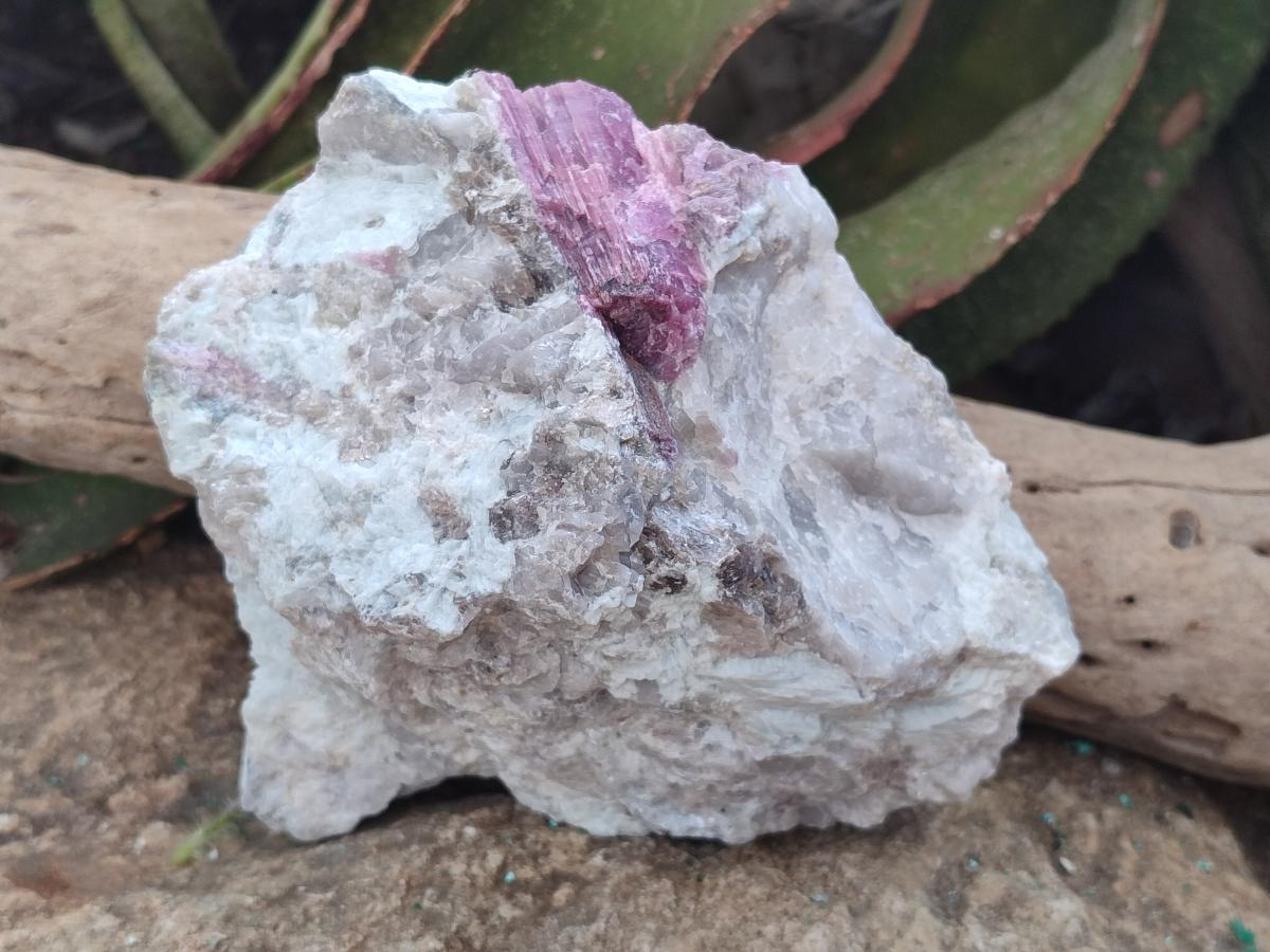Natural Pink Rubellite Tourmaline Specimens x 2 From Karibib, Namibia - Toprock Gemstones and Minerals 