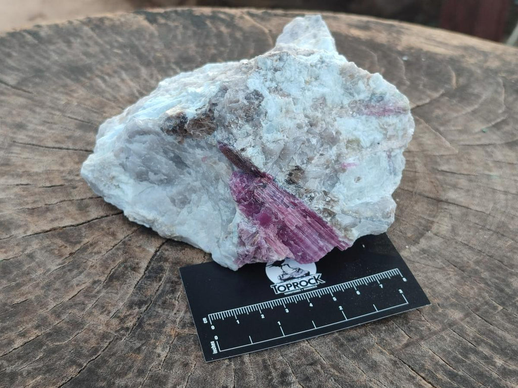 Natural Pink Rubellite Tourmaline Specimens x 2 From Karibib, Namibia - Toprock Gemstones and Minerals 