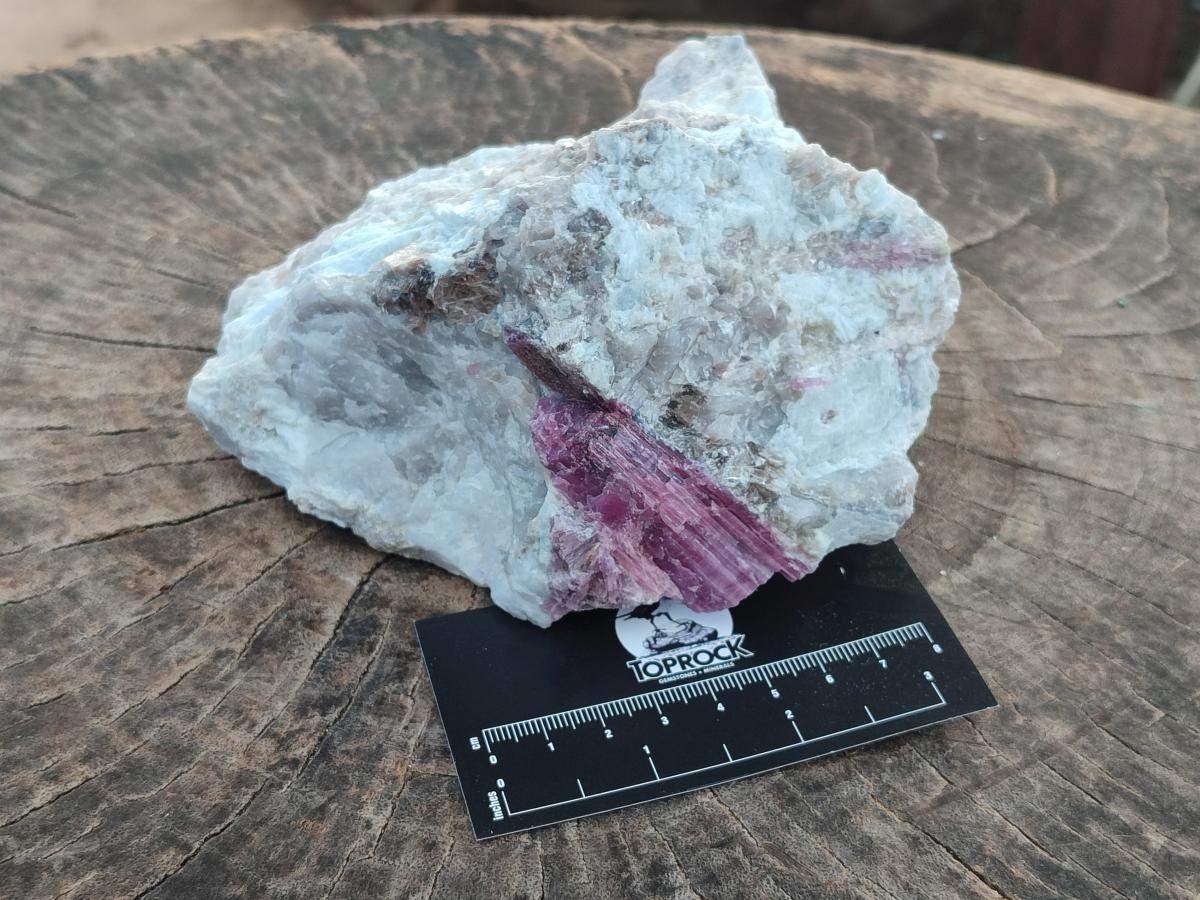 Natural Pink Rubellite Tourmaline Specimens x 2 From Karibib, Namibia - Toprock Gemstones and Minerals 
