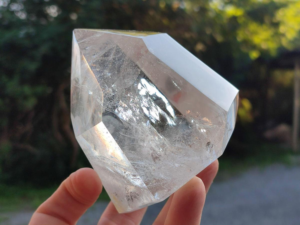 Polished Clear Quartz Display Crystals x 2 From Madagascar - Toprock Gemstones and Minerals 