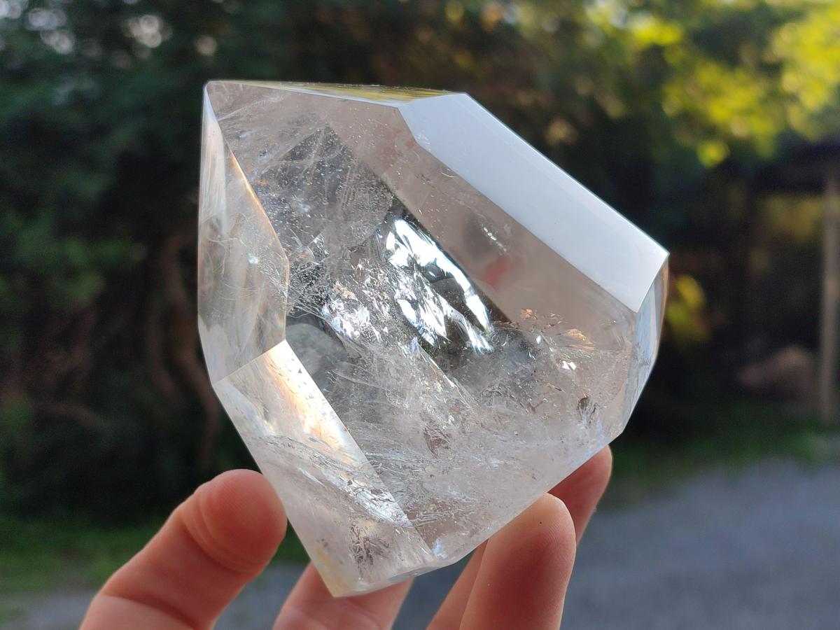 Polished Clear Quartz Display Crystals x 2 From Madagascar - Toprock Gemstones and Minerals 