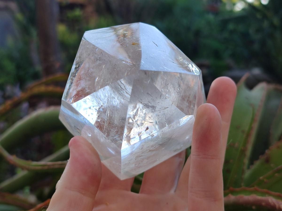 Polished Clear Quartz Display Crystals x 2 From Madagascar - Toprock Gemstones and Minerals 