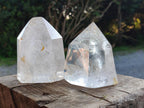 Polished Clear Quartz Display Crystals x 2 From Madagascar - Toprock Gemstones and Minerals 