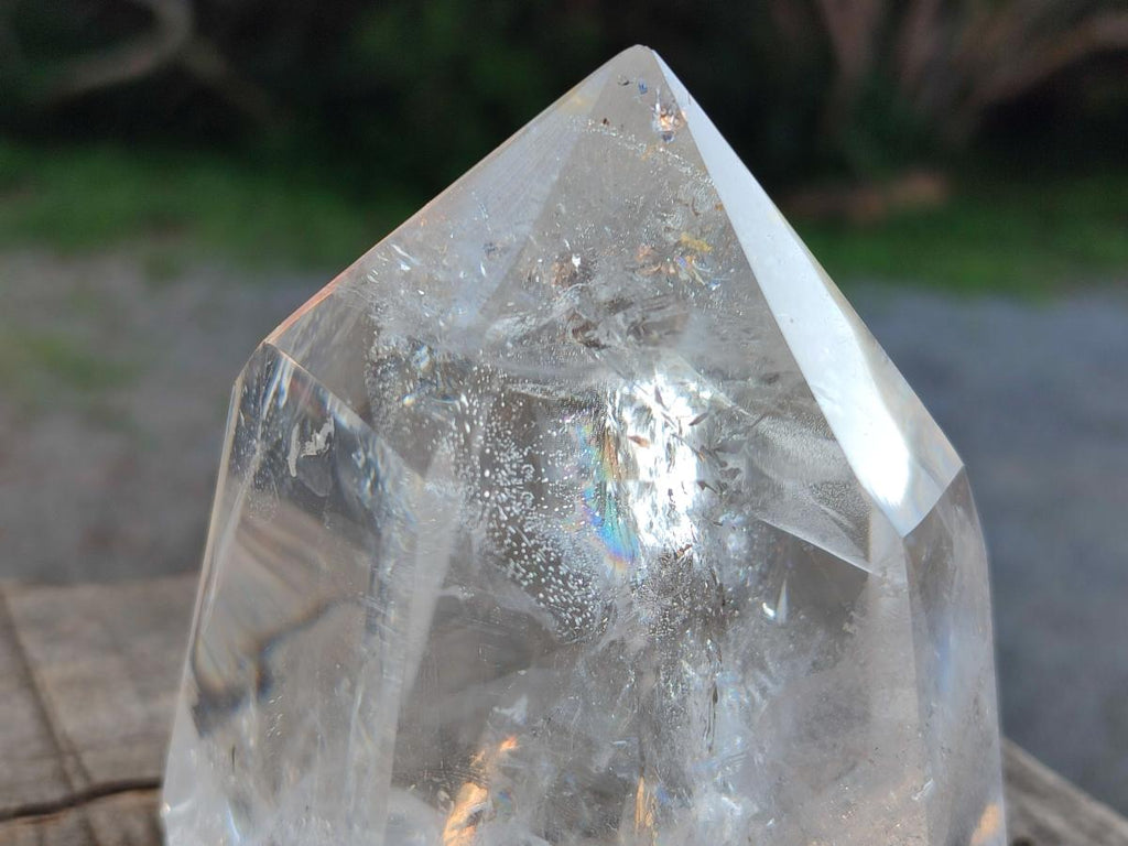 Polished Clear Quartz Display Crystals x 2 From Madagascar - Toprock Gemstones and Minerals 