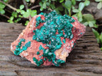Natural Cabinet Dioptase on Dolomite Specimens x 2 From Likasi, Congo - Toprock Gemstones and Minerals 