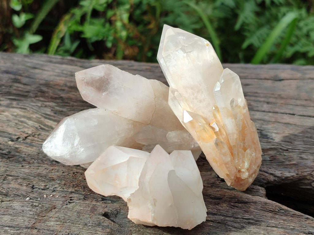Natural Malagasy Quartz Clusters x 14 From Madagascar - Toprock Gemstones and Minerals 