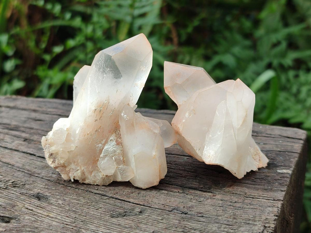 Natural Malagasy Quartz Clusters x 14 From Madagascar - Toprock Gemstones and Minerals 