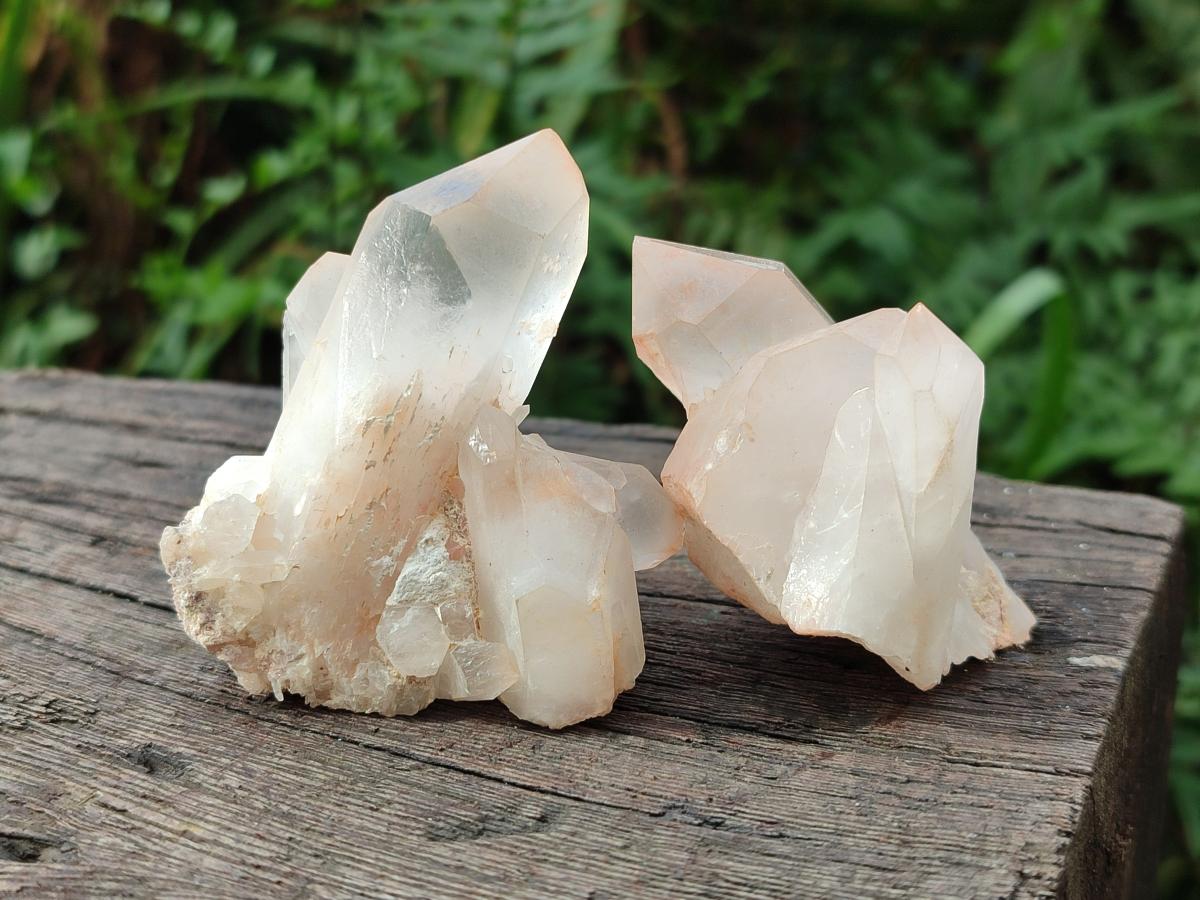 Natural Malagasy Quartz Clusters x 14 From Madagascar - Toprock Gemstones and Minerals 